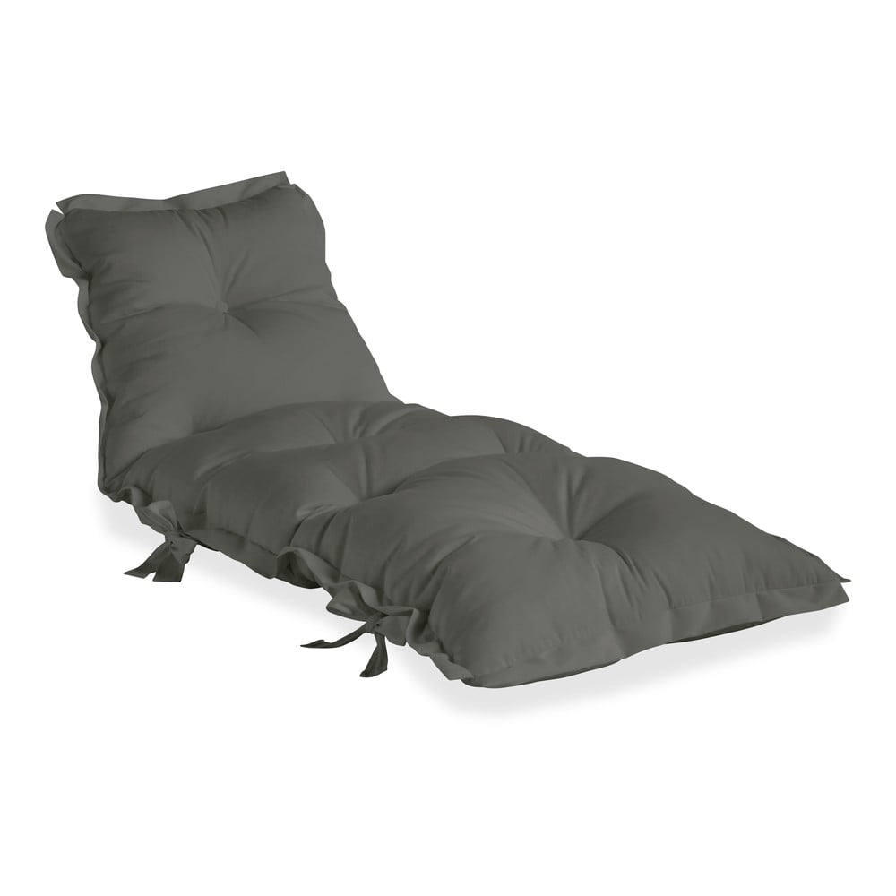 Ciemnoszary wielofunkcyjny futon odpowiedni na zewnątrz Karup Design OUT™ Sit&Sleep Dark Grey