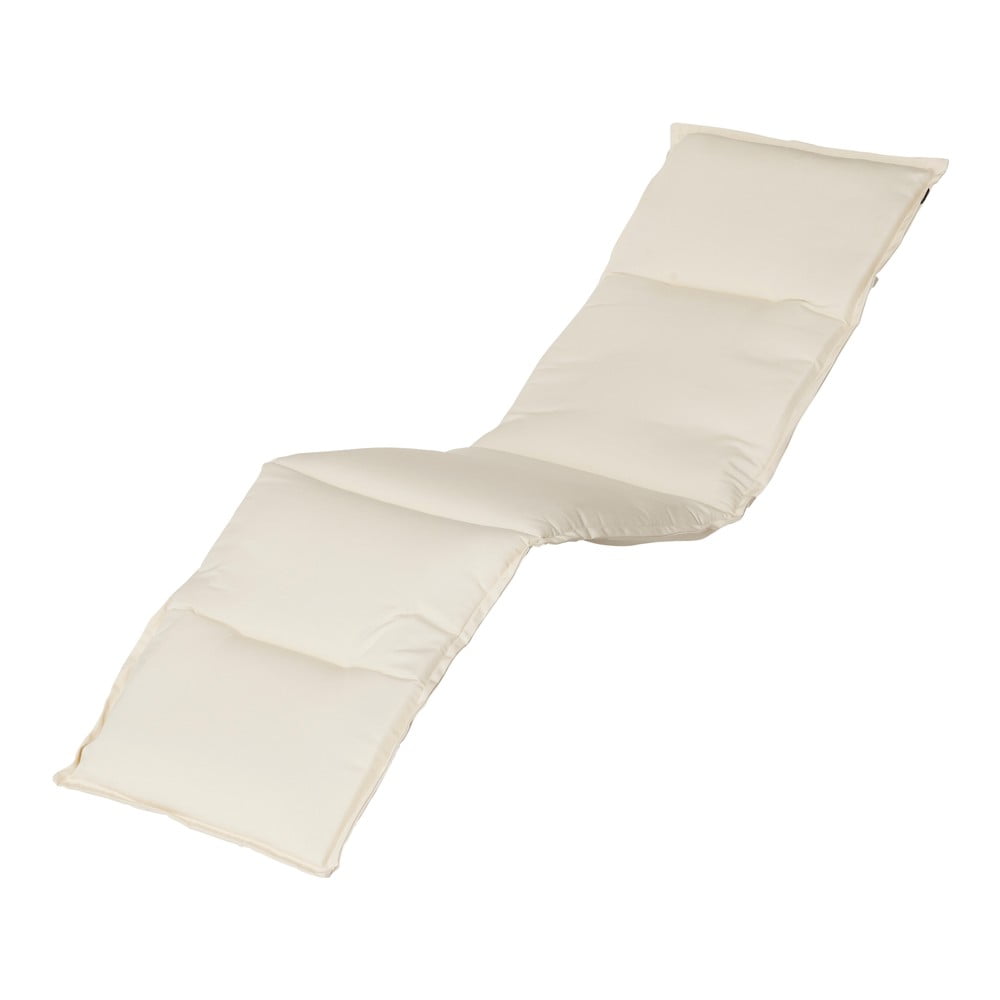 Biała poduszka na leżak ogrodowy Hartman Havana, 195x63 cm