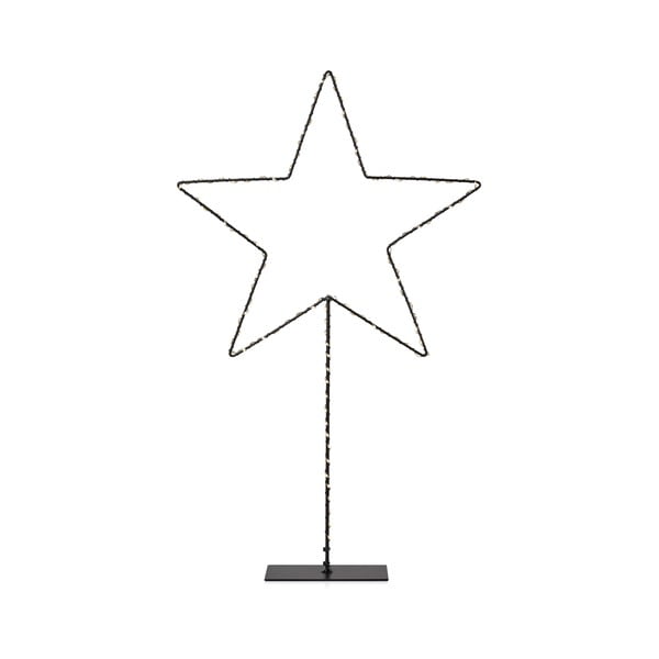 Czarna świąteczna dekoracja świetlna Markslöjd Alpha Star