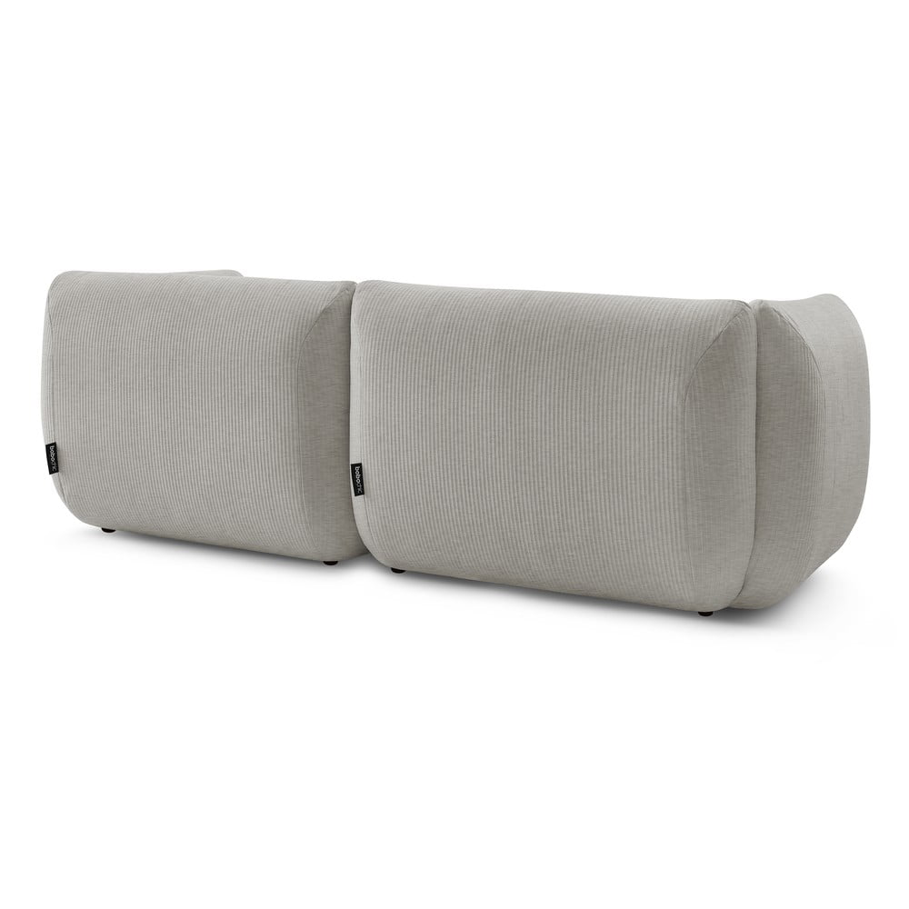 Beżowa sztruksowa sofa 260 cm Lecomte – Bobochic Paris