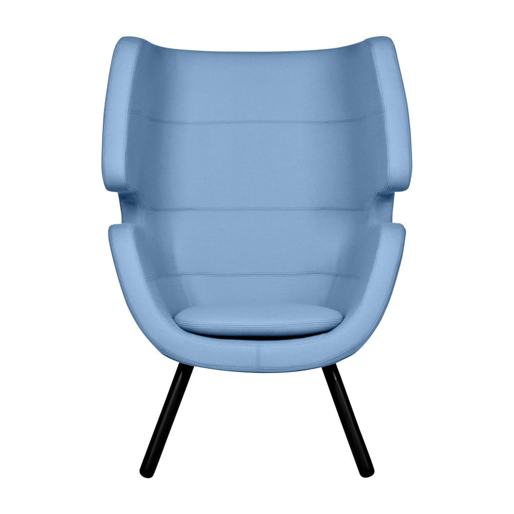 Jasnoniebieski fotel Softline Moai