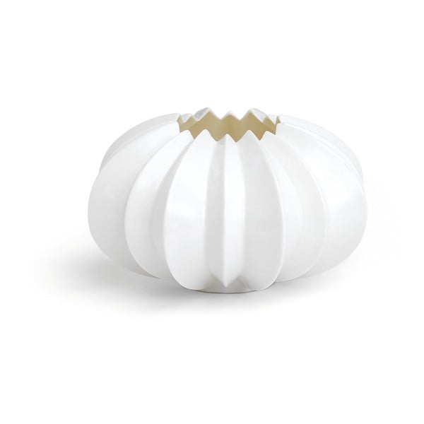 Biały porcelanowy świecznik Kähler Design Stella, ⌀ 13,5 cm