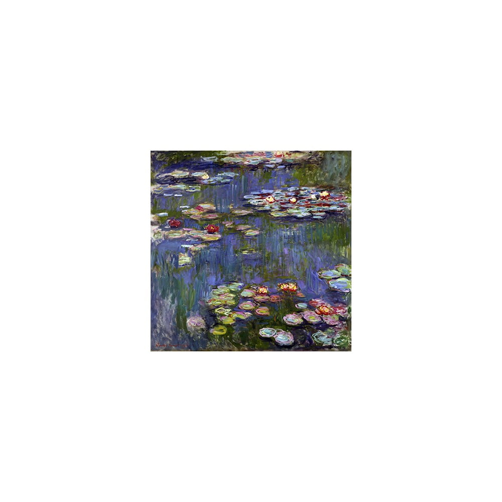 Reprodukcja obrazu Claude'a Moneta – Water Lilies 3, 70x70 cm