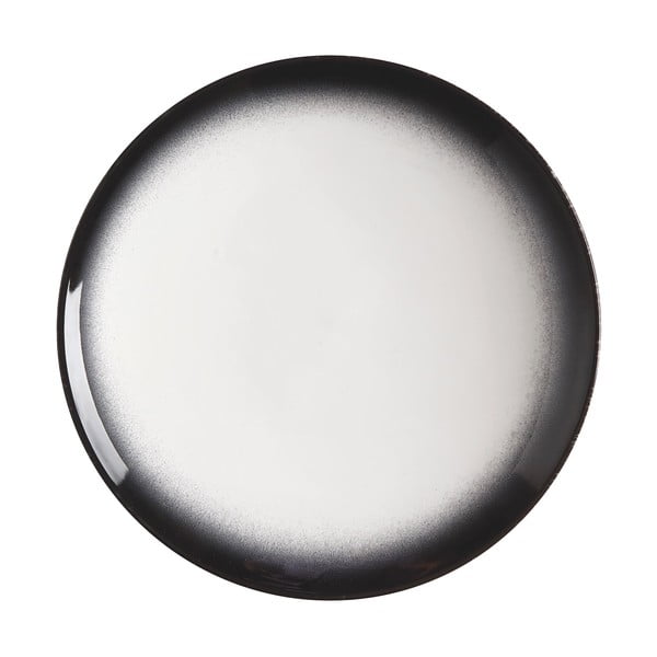 Biało-czarny ceramiczny talerz Maxwell & Williams Caviar, ø 27 cm