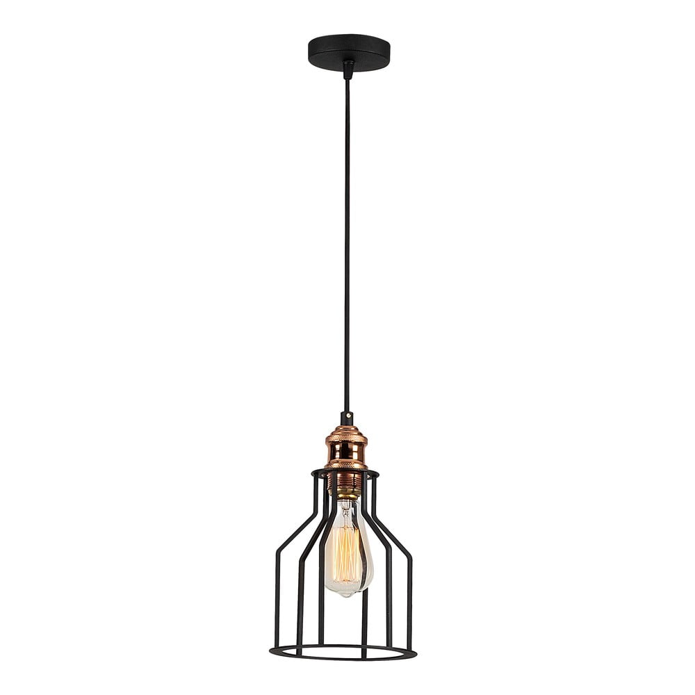 Czarna lampa wisząca Opviq lights Alacati