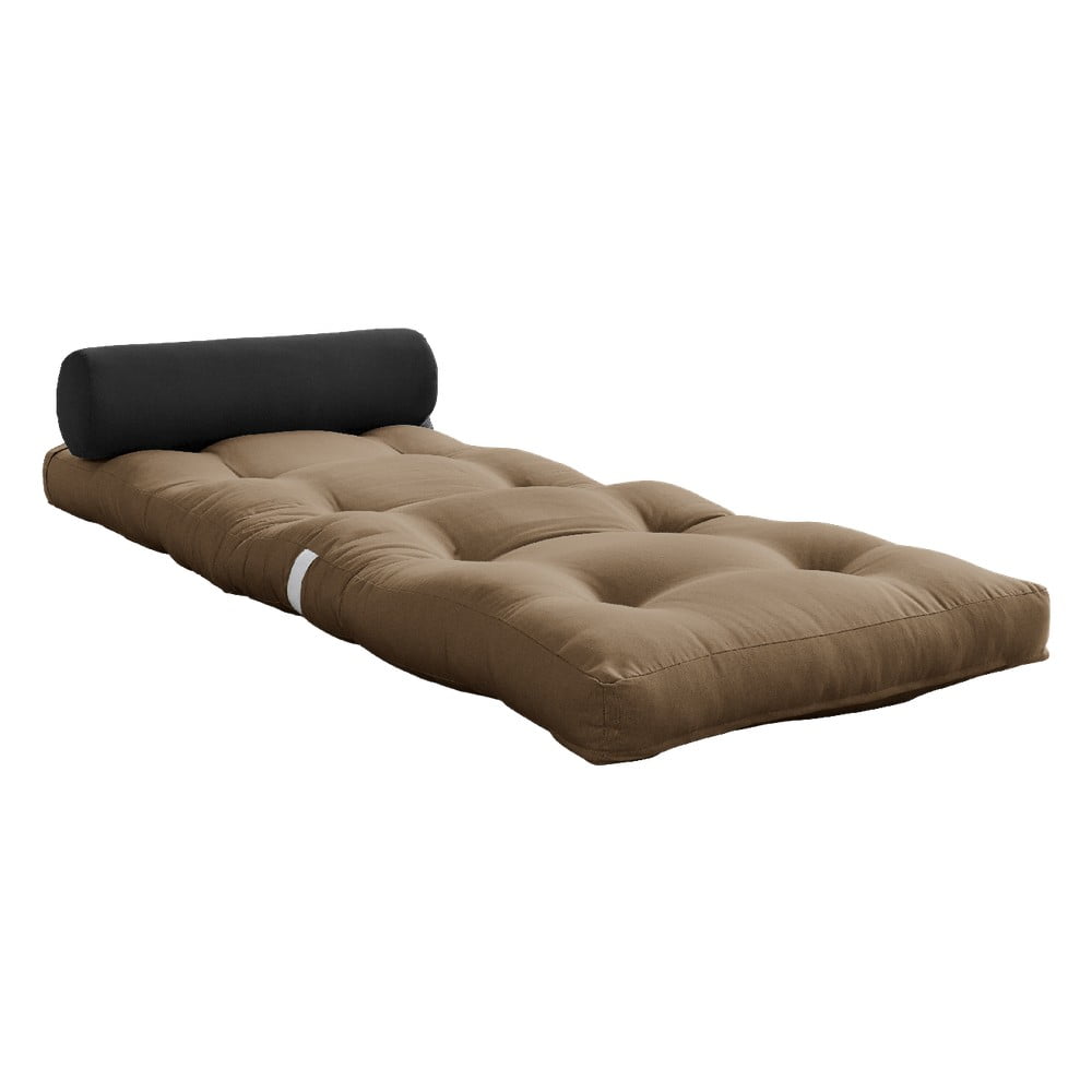 Фото - Надувний матрац Szarobrązowy materac futon 70x200 cm Wrap Mocca/Dark Grey – Karup Design b