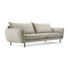 Beżowa aksamitna sofa Cosmopolitan Design Vienna, 230 cm