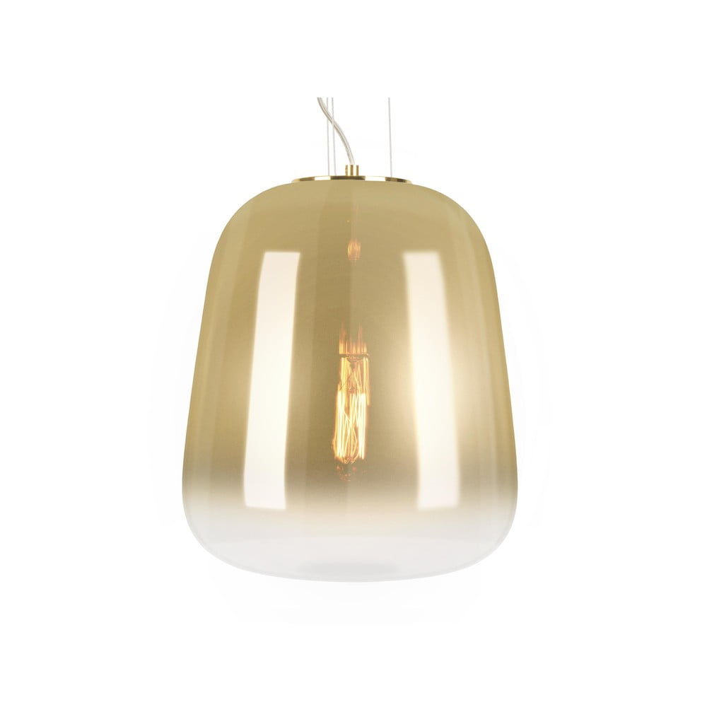 Lampa wisząca w kolorze złota Leitmotiv Cone, ø 12 cm