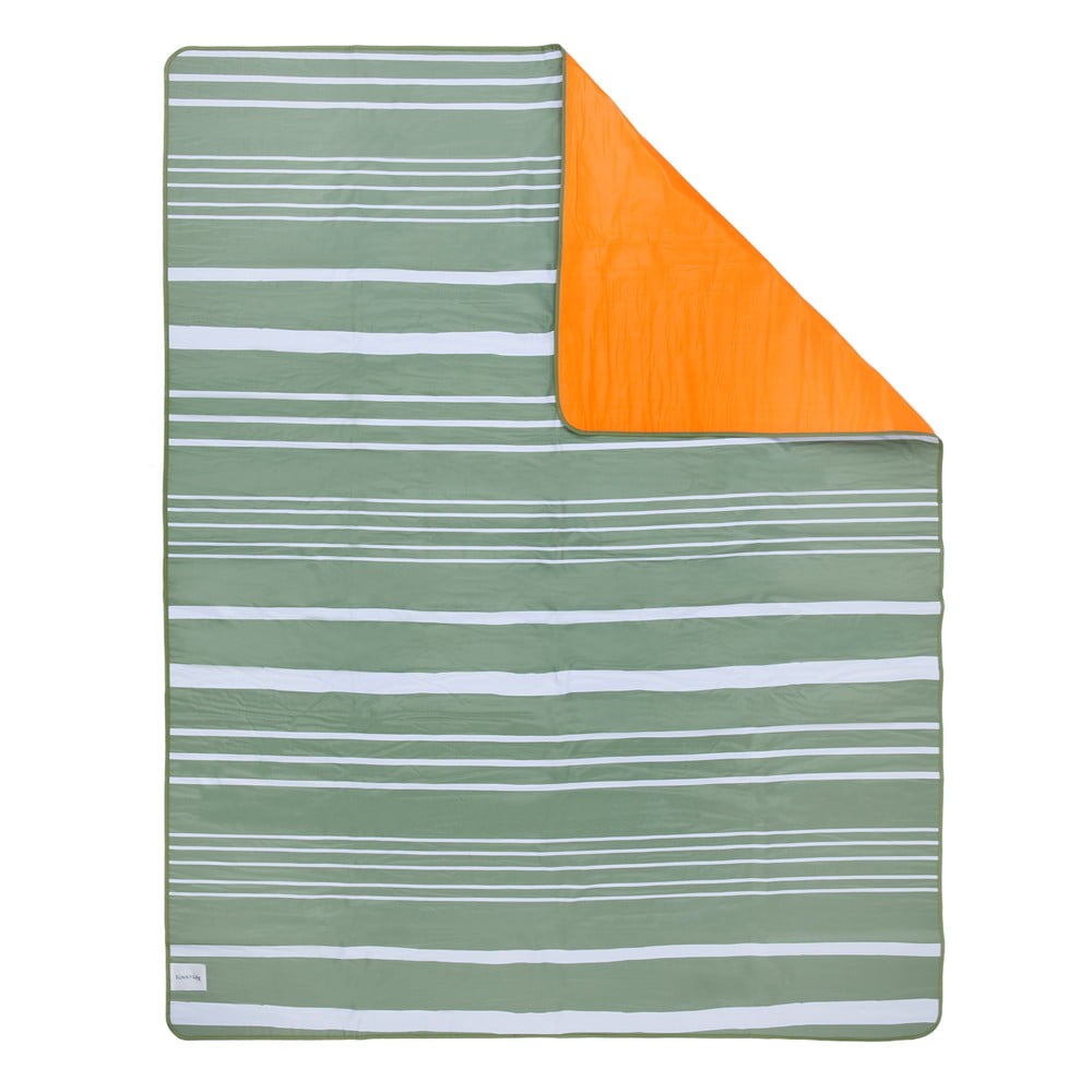 Zielony ręcznik plażowy Sunnylife Beach & Picnic