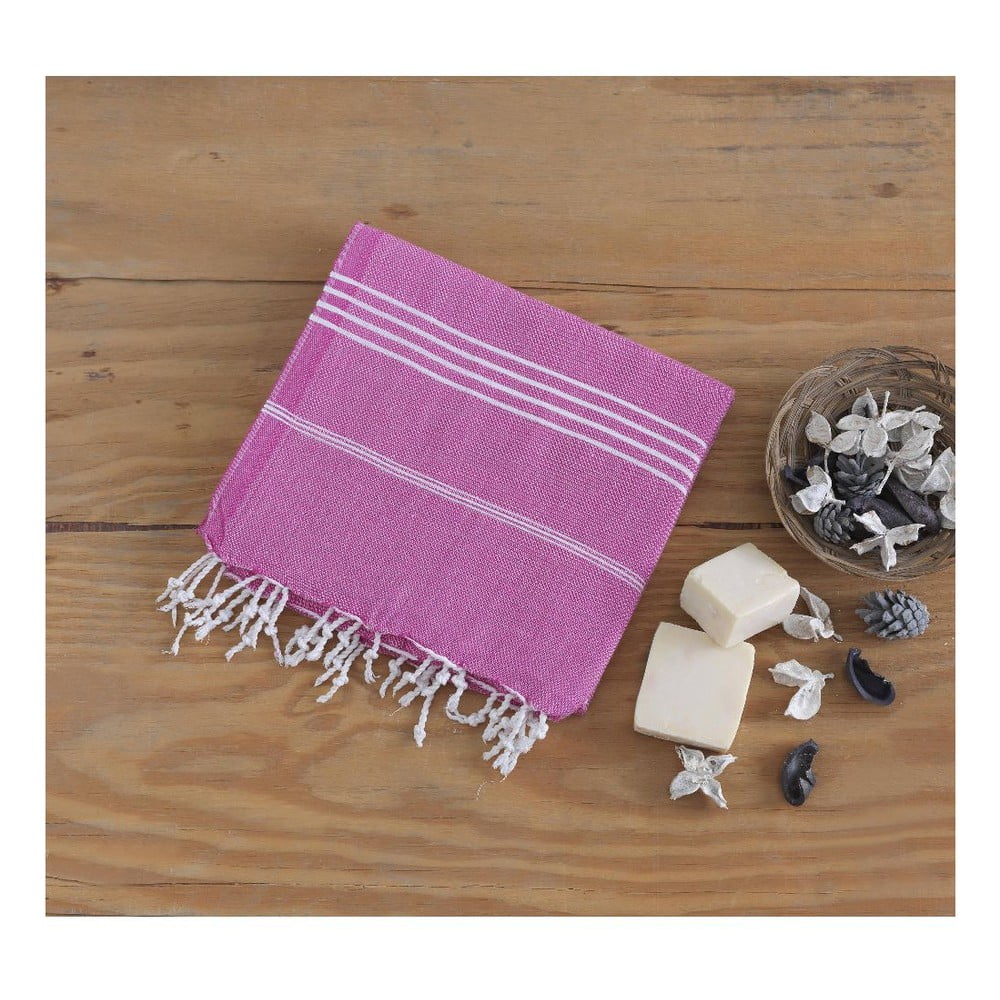 Ręcznik hammam Sultan Pink, 100x180 cm