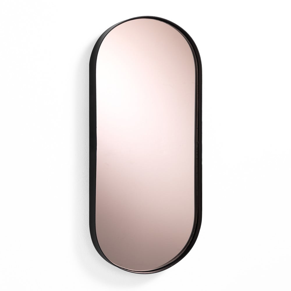 Фото - Дзеркало настінне Owalne lustro ścienne Tomasucci Afterlight, 25x55 cm czarny,różowy