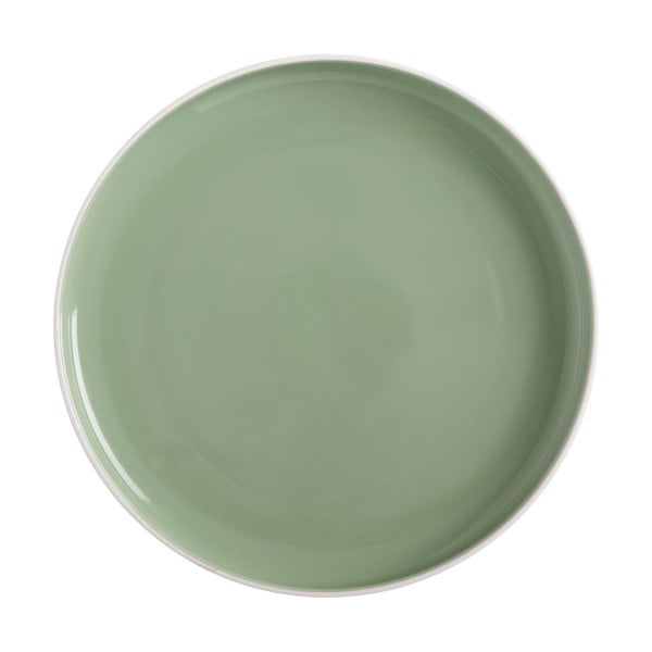 Zielony porcelanowy talerz Maxwell & Williams Tint, ø 20 cm