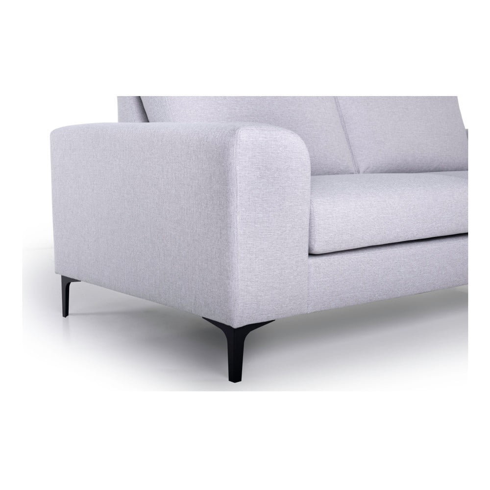 Jasnoszara sofa Scandic Henry, 214 cm