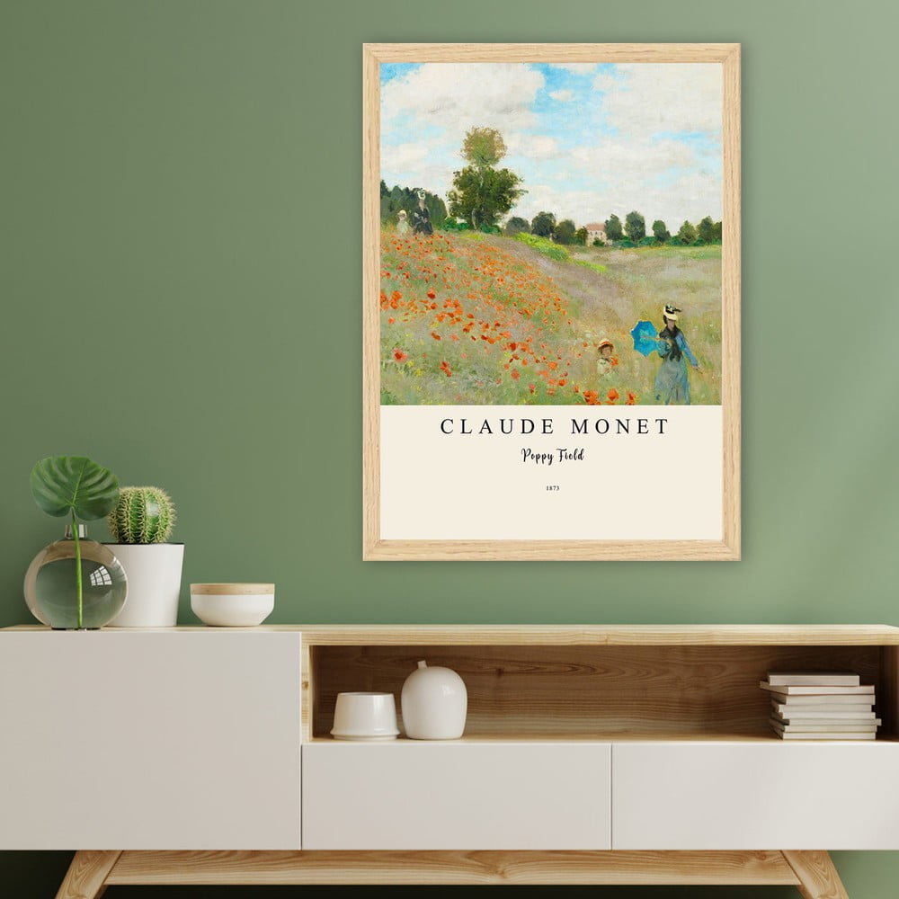 Plakat w ramie 35x45 cm Claude Monet – Wallity