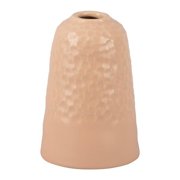Różowy ceramiczny wazon PT LIVING Carve, wys. 18,5 cm