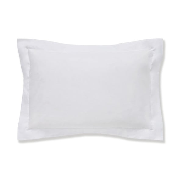 Biała poszewka na poduszkę z bawełny organicznej Bianca Oxford Organic, 50x75 cm