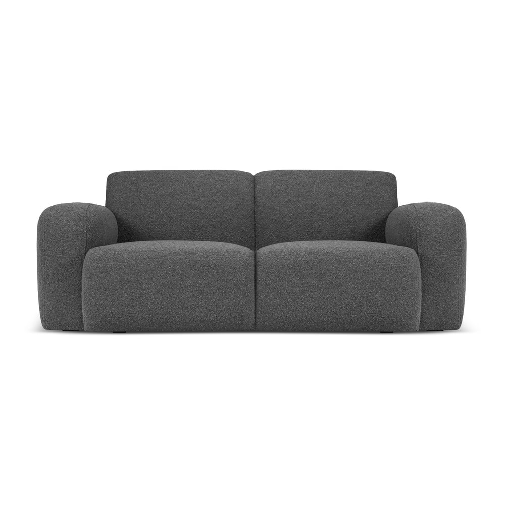 Ciemnoszara sofa z materiału bouclé 170 cm Molino – Micadoni Home