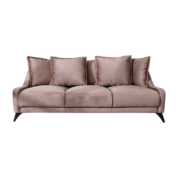 Beżowa aksamitna sofa Miuform Royal Rose