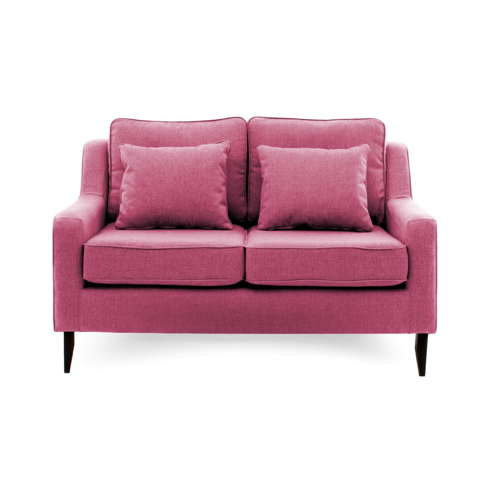 Różowa sofa 2-osobowa Vivonita Bond