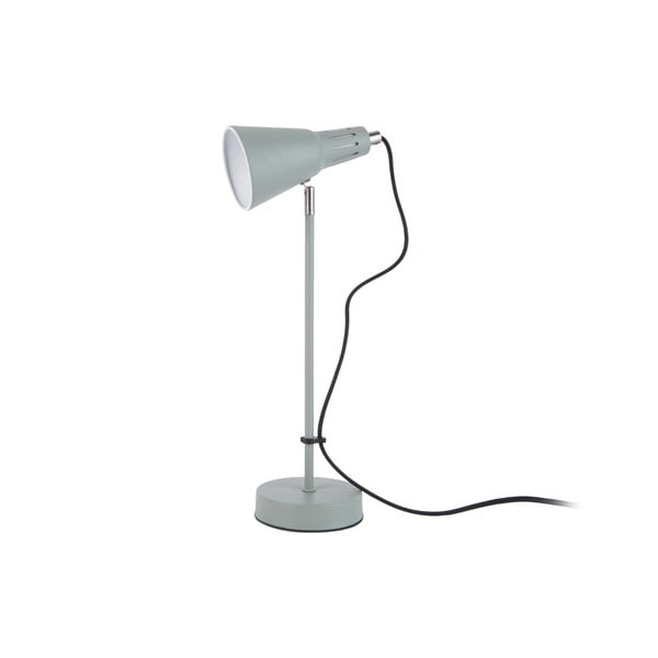 Szarozielona lampa stołowa Leitmotiv Mini Cone, ø 16 cm
