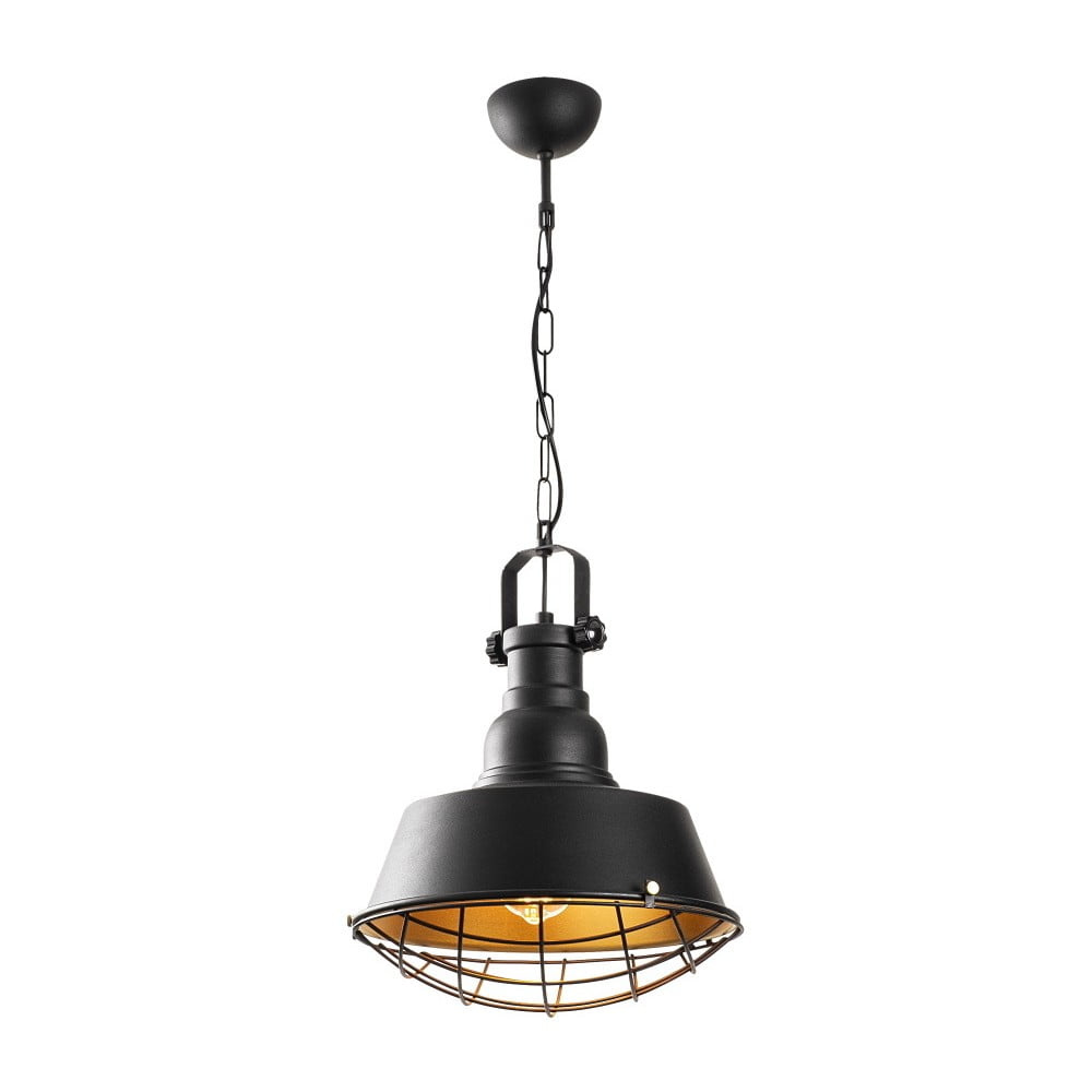 Czarna metalowa lampa wisząca Opviq lights Soultana