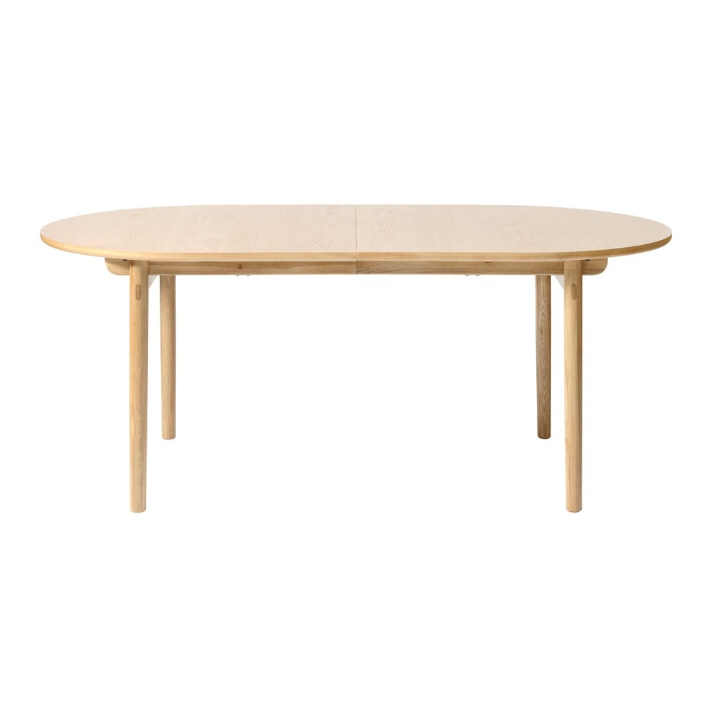 Zdjęcia - Stół kuchenny Unique Rozkładany stół w dekorze dębu 100x190 cm Carno –  Furniture natural 