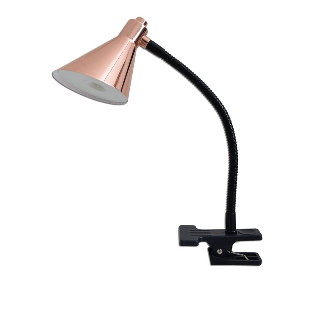 Lampa stołowa Neave Copper Black Clip