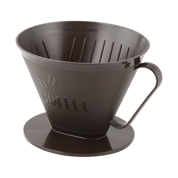 Brązowy uchwyt na filtr do kawy nr 4 Fackelmann Coffee & Tea
