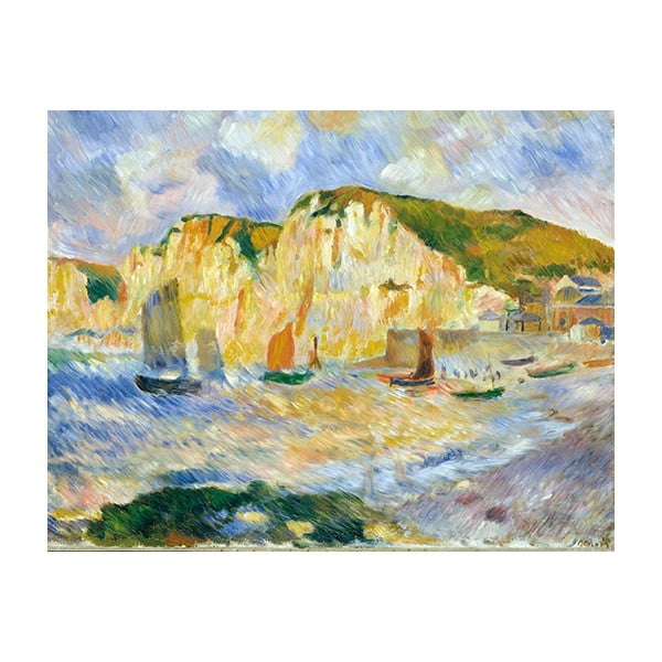 Reprodukcja obrazu Auguste’a Renoira - Sea and Cliffs, 90x70 cm