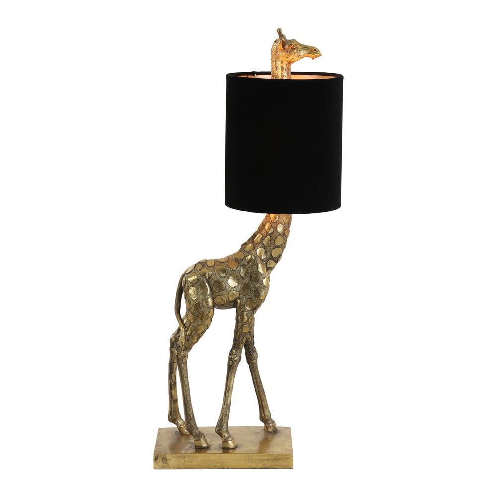 Czarno-brązowa lampa stołowa (wysokość 61 cm) Giraffe – Light & Living
