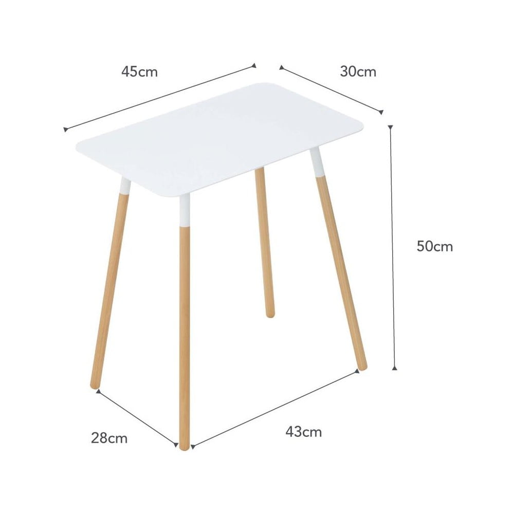 Metalowy stolik 30x45 cm Plain – YAMAZAKI