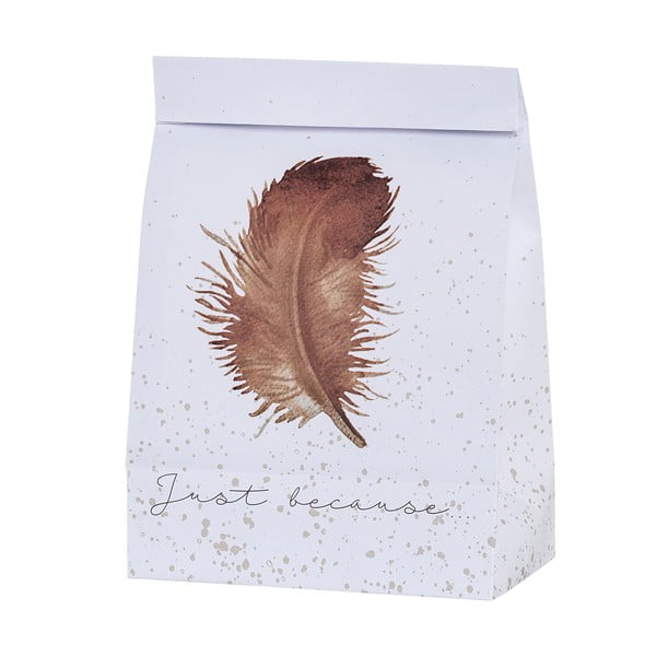 Ozdobna torebka papierowa Bloomingville Feather