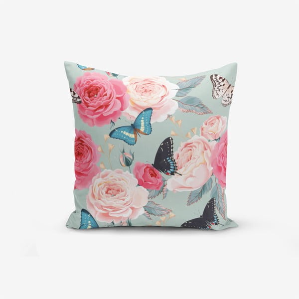 Poszewka na poduszkę z domieszką bawełny Minimalist Cushion Covers Lekeli Butterflys, 45x45 cm