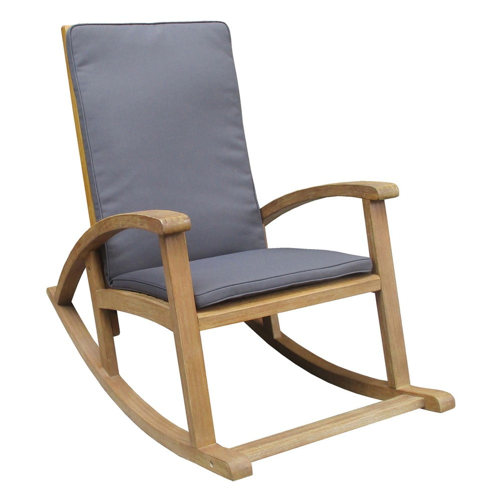 Ogrodowe krzesło bujane z konstrukcją z drewna akacji Ezeis Soho