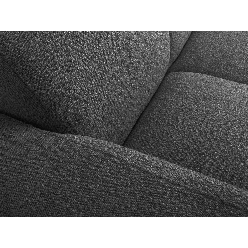 Ciemnoszara sofa z materiału bouclé 170 cm Molino – Micadoni Home