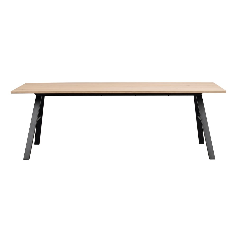 Фото - Обідній стіл Stół z blatem w dekorze dębu 220x90 cm Brigham – Rowico naturalny
