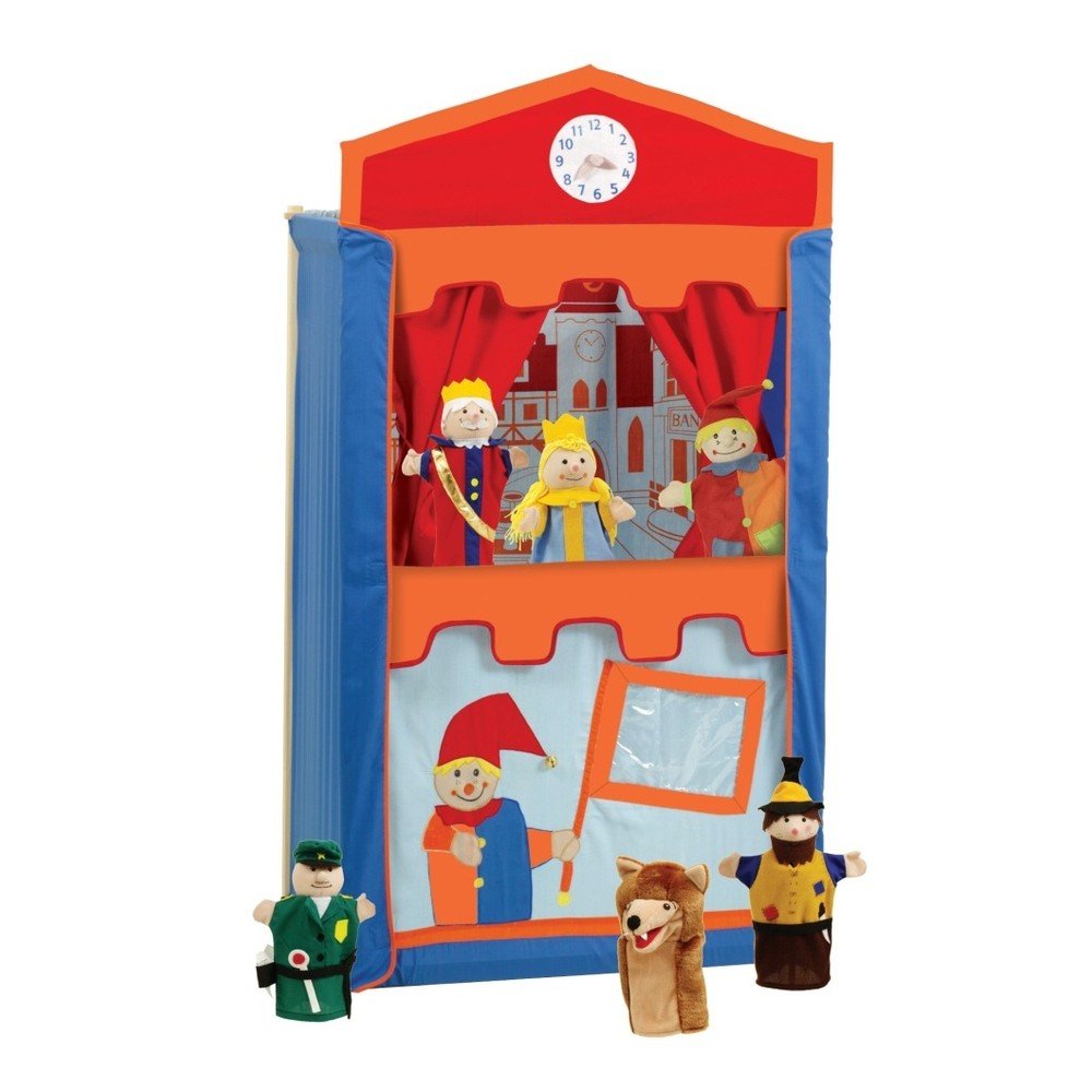 Teatr Kukie kowy Z 6 Pacynkami Roba Kids Puppets Theater Bonami