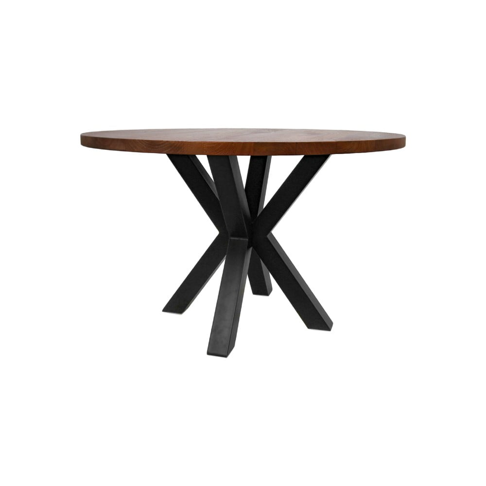 Okrągły stół z blatem z drewna mangowca HMS collection, ⌀ 120 cm