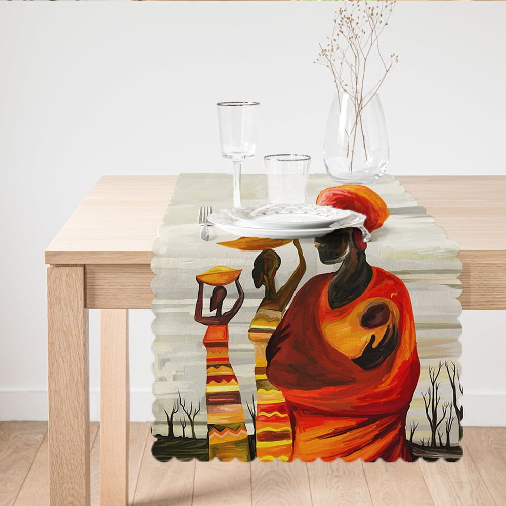 Bieżnik Minimalist Cushion Covers African Design I, 45x140 cm