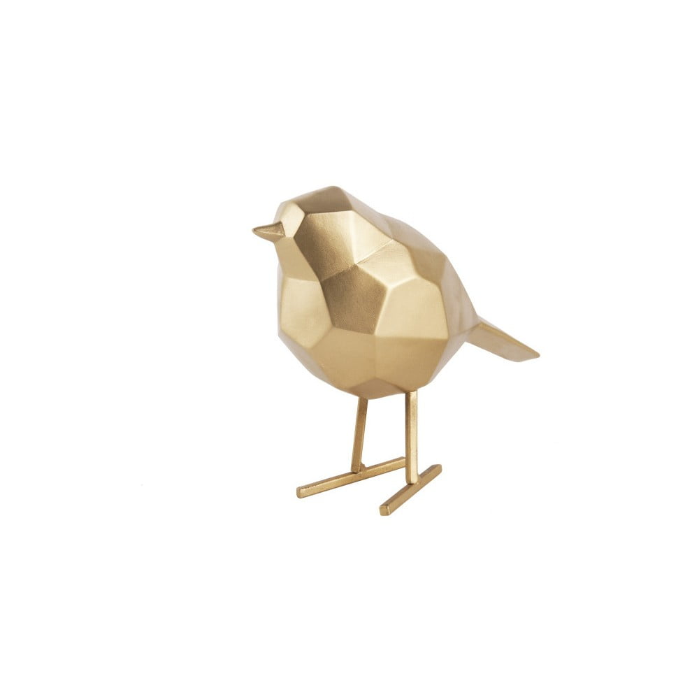 Figurka dekoracyjna w kolorze złota w kształcie ptaszka PT LIVING Bird Small Statue