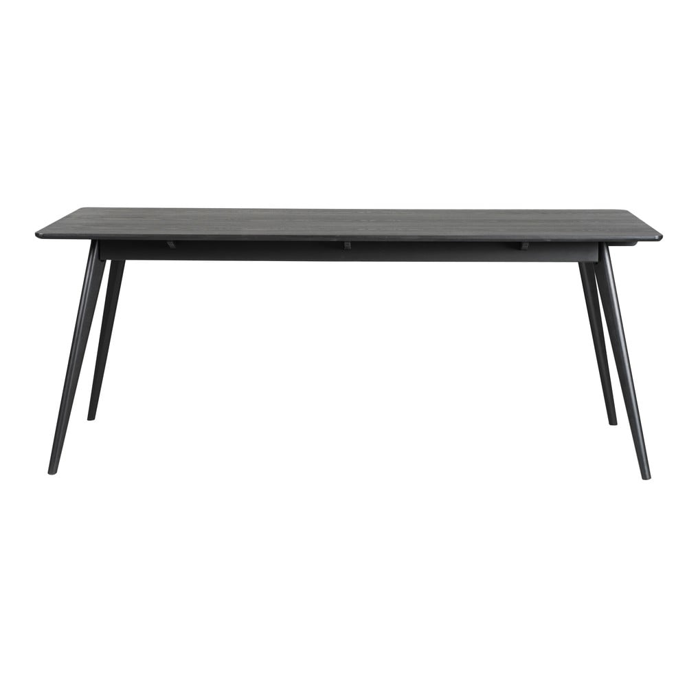 Фото - Обідній стіл Rozkładany stół z blatem w dekorze dębu 190x90 cm Yumi – Rowico czarny