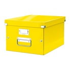 Żółte pudełko do przechowywania Leitz Universal, dł. 37 cm