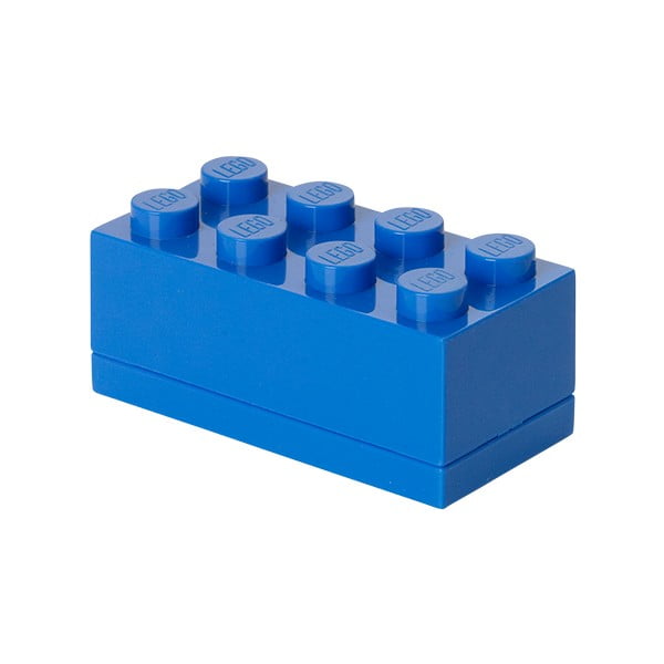 Niebieski pojemnik LEGO® Mini Box Blue Lungo