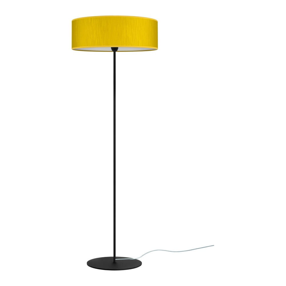 Żółta stoajcí lampa Bulb Attack Doce XL, ⌀ 45 cm