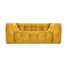 Żółta aksamitna sofa Windsor & Co Sofas Vesta, 208 cm