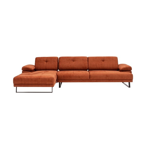 Orange Artie Mustang sofa narożna, lewy narożnik