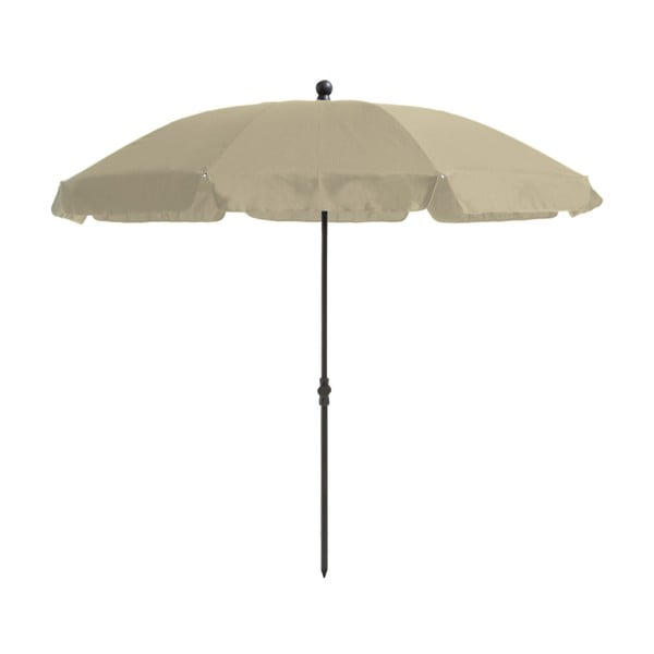Beżowy parasol ogrodowy Madison Las Palmas, ø 200 cm