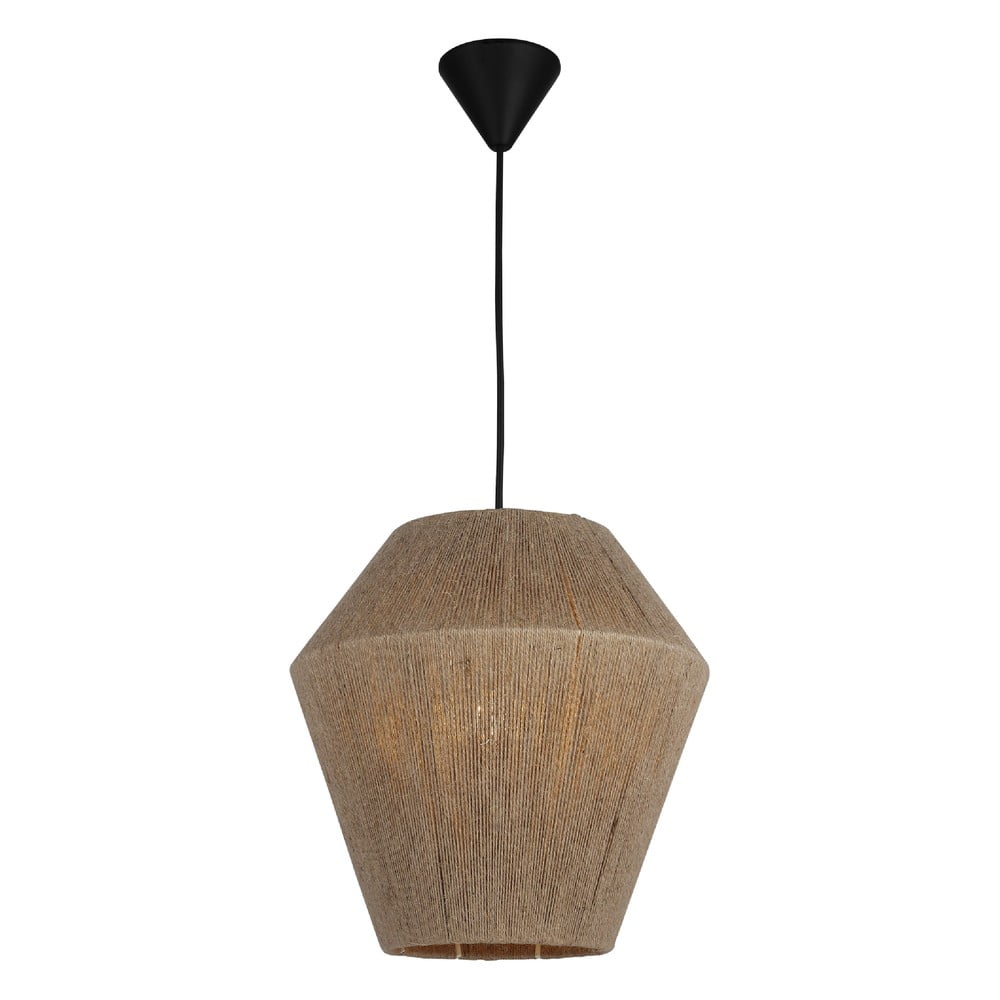 Czarno-beżowa lampa wisząca Homemania Decor Fero, wys. 30 cm