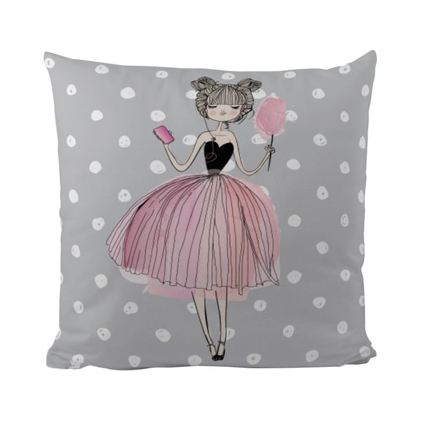 Bawełniana poduszka dziecięca Mr. Little Fox Pink Girl, 45x45 cm