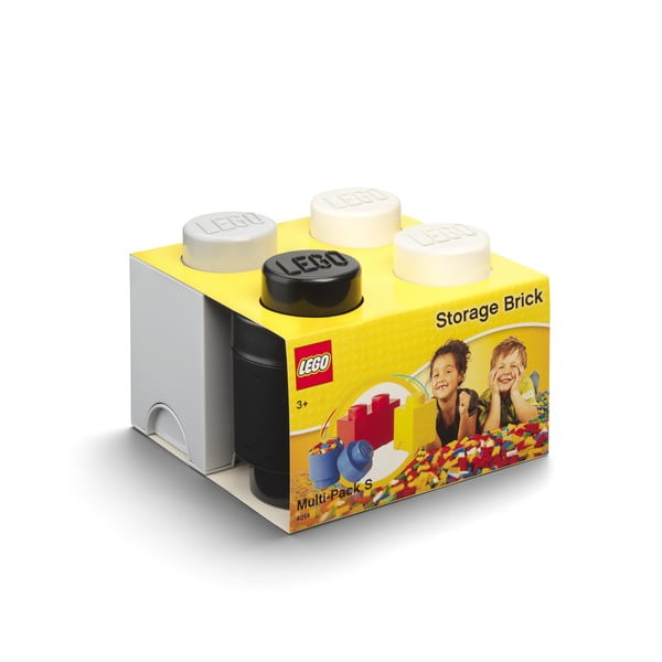 Zestaw 3 plastikowych pudełek LEGO®, 25x25,2x18,1 cm